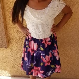 Girls flower dress